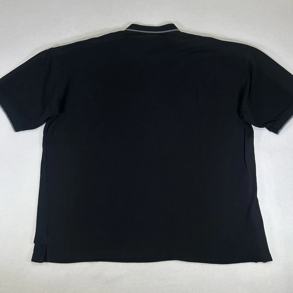 Vintage Walt Disney World 2000 Men's XXL Black Short Sleeve Golf‎ Polo Shirt